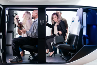 Uber flying taxi interior